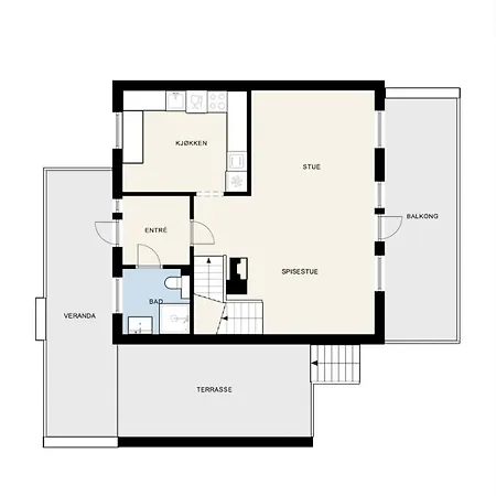 Three Bedroom Private House Bodo